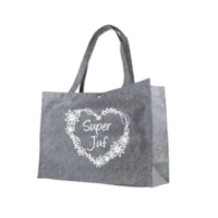 Vilten tas groot Super juf